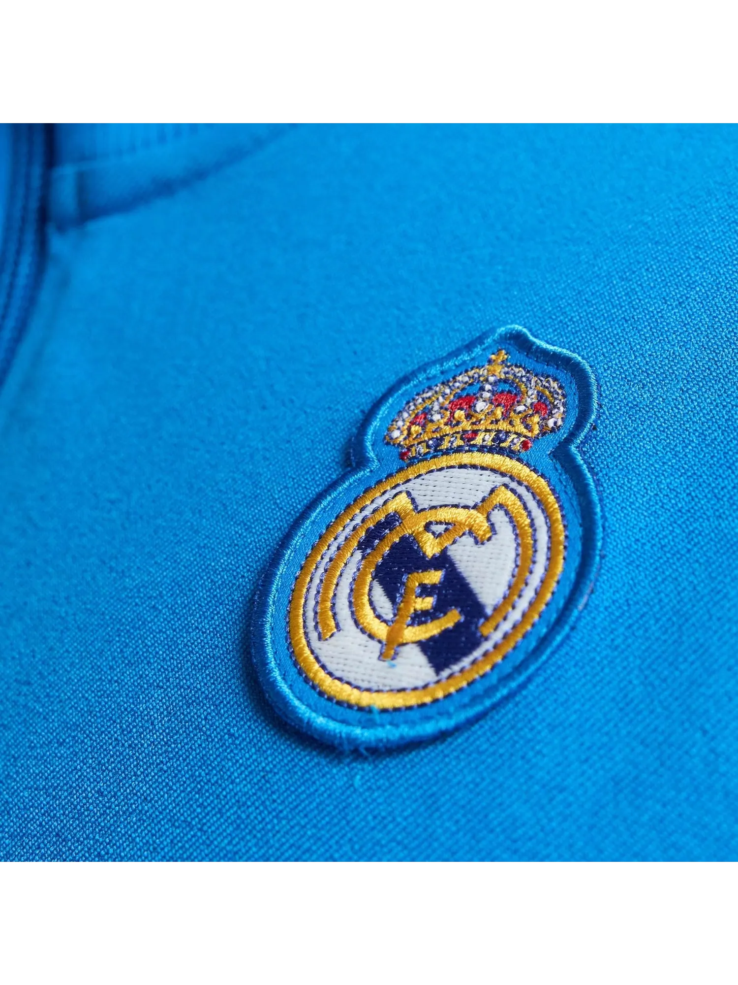 Спортивная футболка Adidas Real Madrid Terrace Icons 'Blue Bird White' — изображение 5 из 5, синий/белый