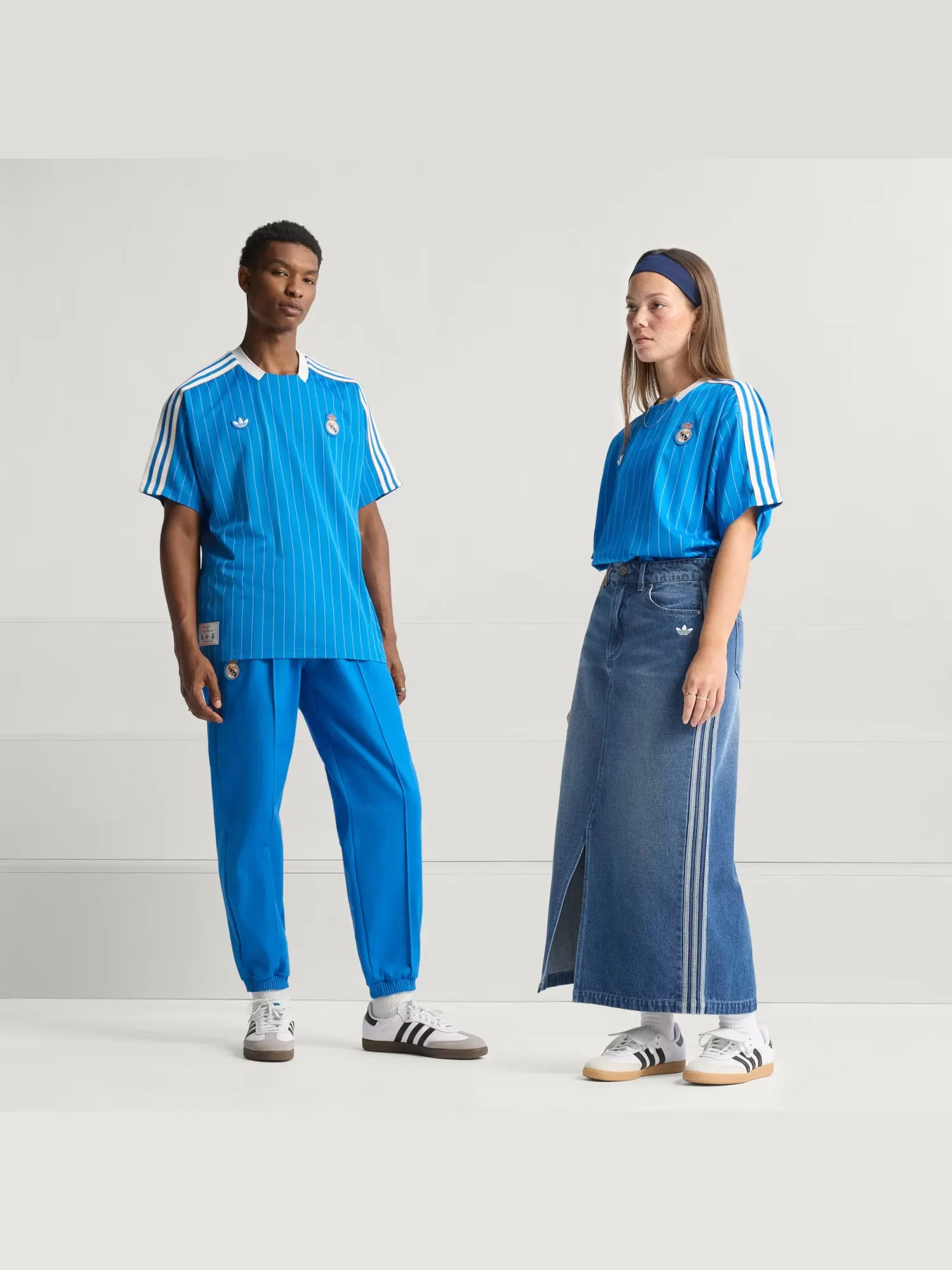 Джерси adidas Real Madrid Terrace Icon Jersey 'Blue Bird' — изображение 3 из 5, синий
