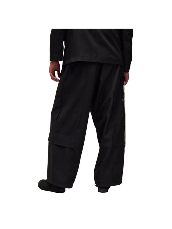 Брюки y-3 sport uniform patch trousers 'black' Adidas — изображение 3 из 3, черный