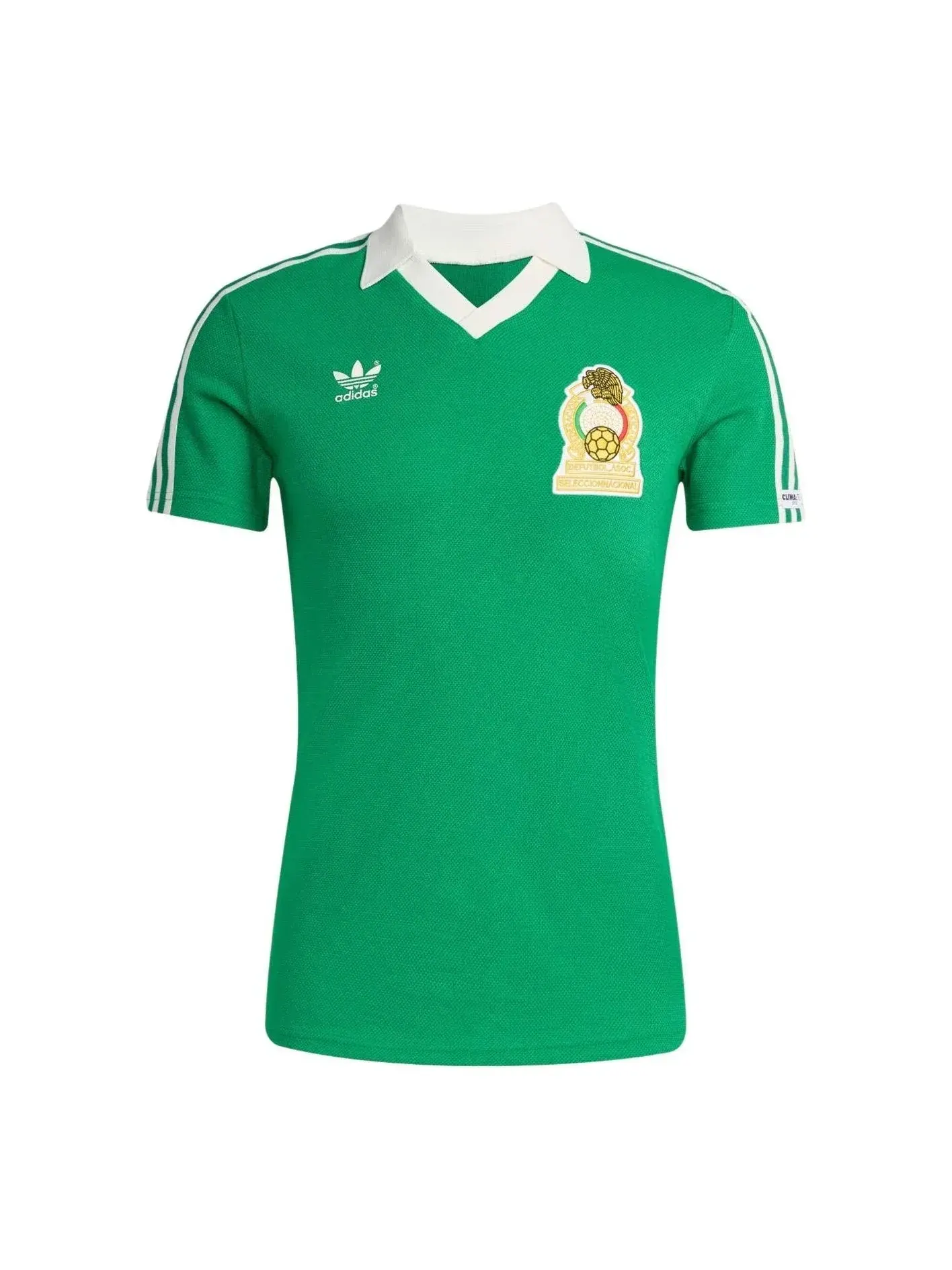 Домашняя футболка сборной Мексики Adidas 1986 года — изображение 1 из 3, зеленый