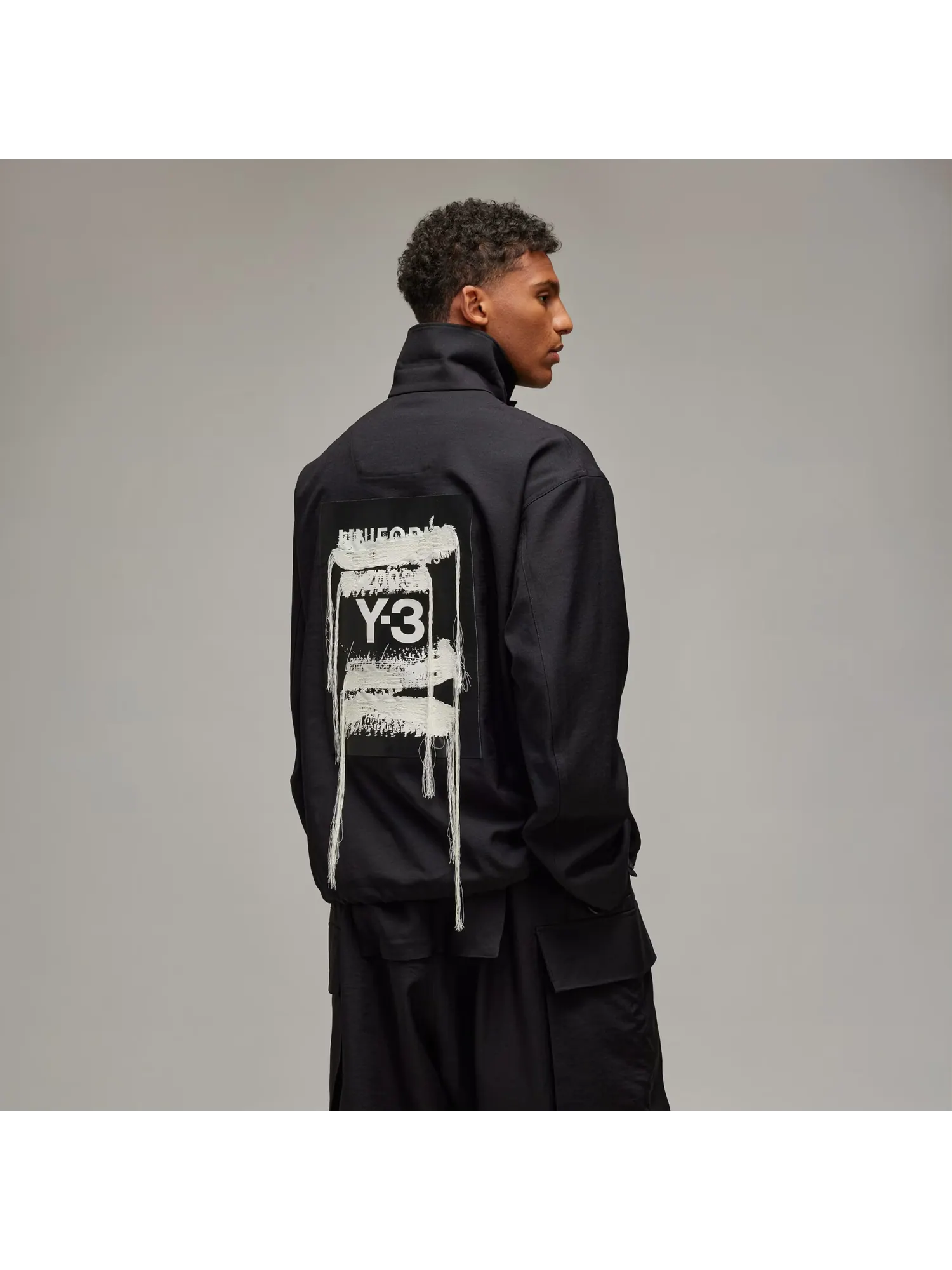 Куртка Adidas Y-3 M Sport Uniform Patch — изображение 3 из 7, черный