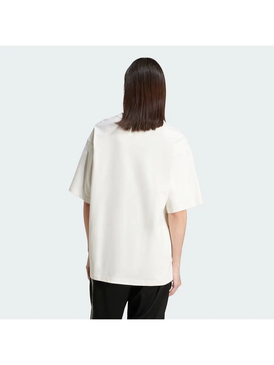 Футболка adidas EQT Graphic T-Shirt 'Cream White' — изображение 3 из 4, белый