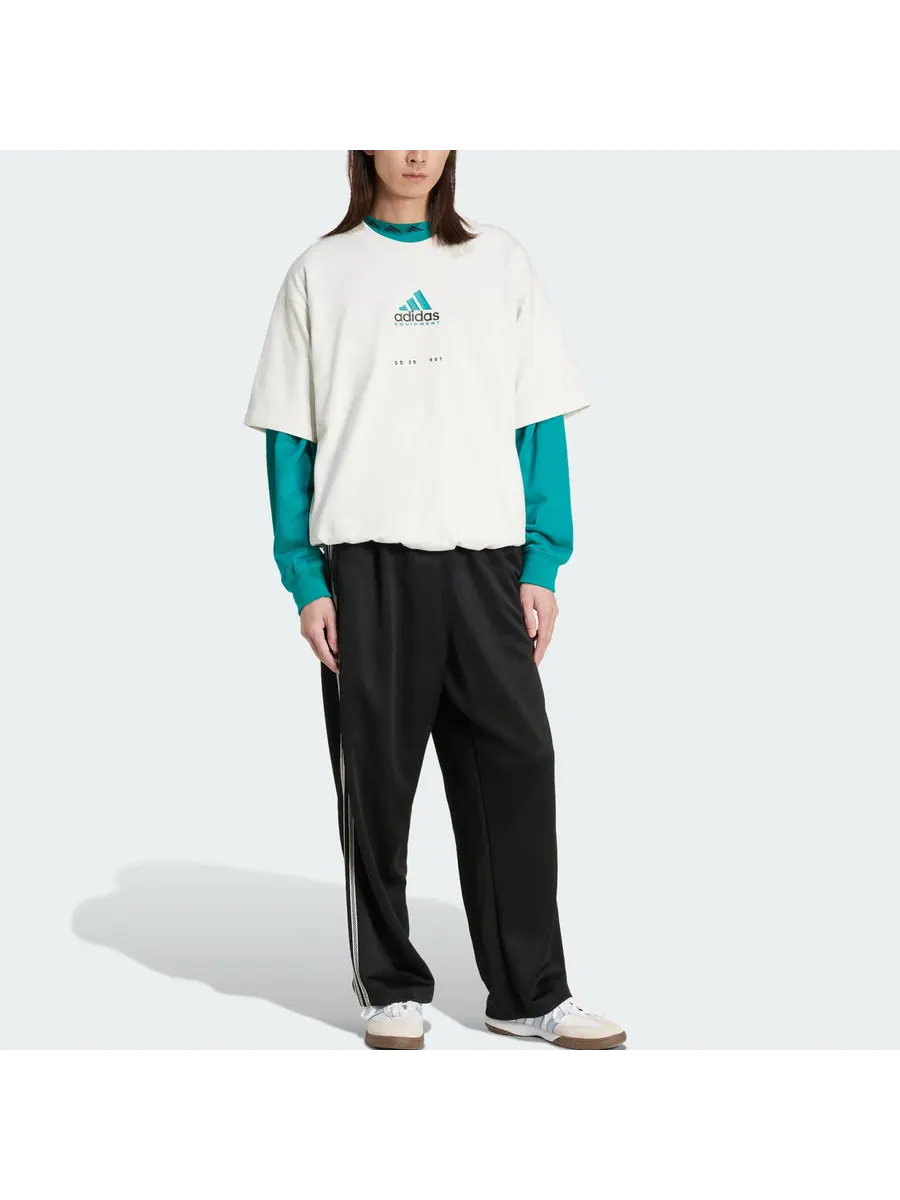 Футболка adidas EQT Graphic T-Shirt 'Cream White' — изображение 4 из 4, белый