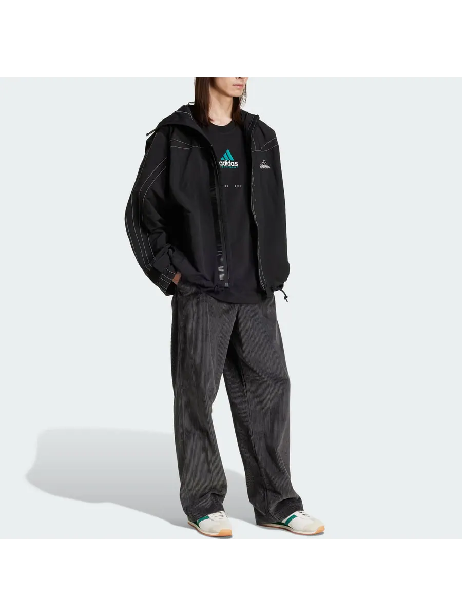 Футболка adidas EQT Graphic T-Shirt 'Black' — изображение 2 из 3, черный