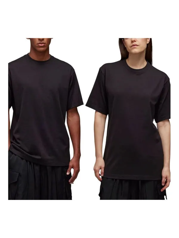Футболка y-3 graphic short sleeve t-shirt 'black' Adidas — изображение 1 из 2, черный