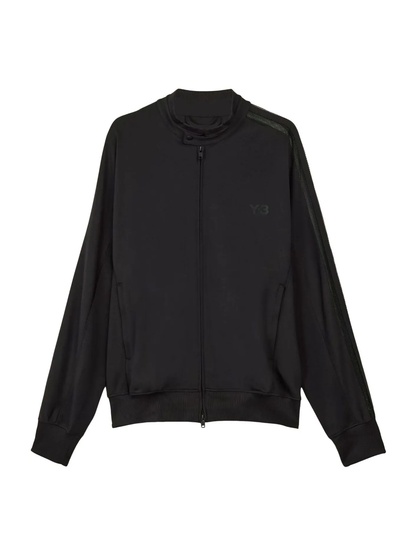 Спортивная куртка Adidas Y-3 с тремя полосками, черная, модель — изображение 1 из 5, черный