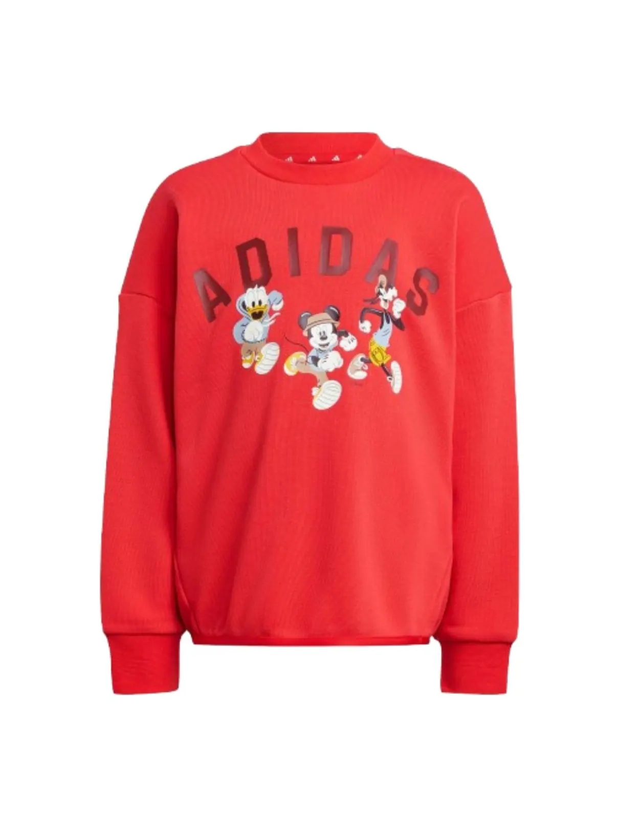 (P.S.) Комплект из толстовки и спортивных штанов Adidas x Disney с Микки Маусом — изображение 1 из 3, красный/черный