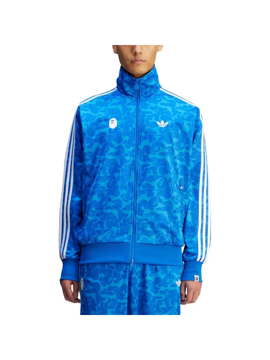 Куртка Adidas x BAPE Firebird Tracktop — изображение 3 из 6, синий