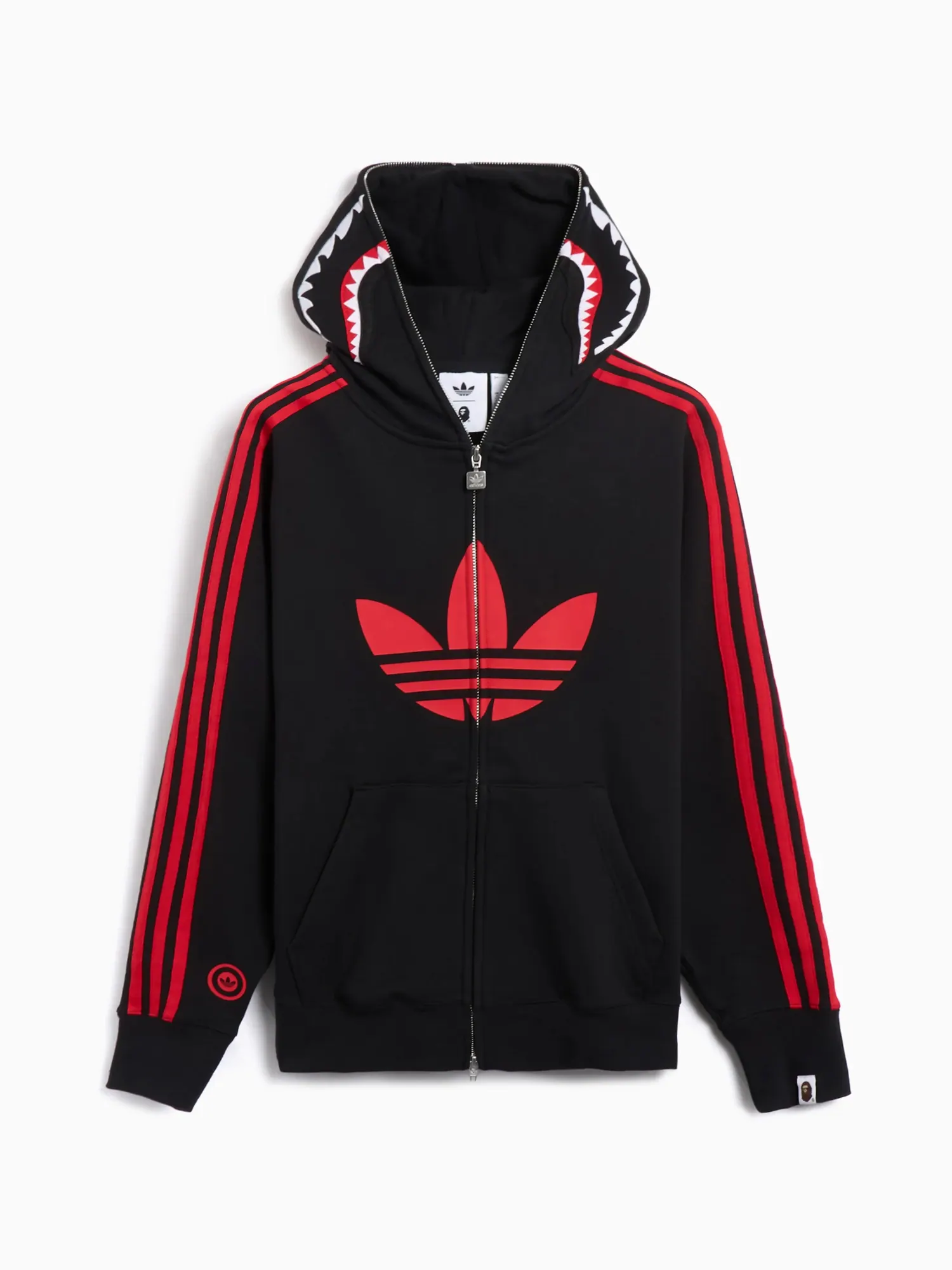 Куртка Adidas Original x A Bathing Ape Shark — изображение 1 из 9, черный