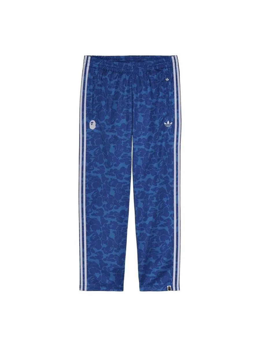 Спортивные брюки adidas x BAPE Firebird Track Pants 'Blue' — изображение 1 из 1, синий