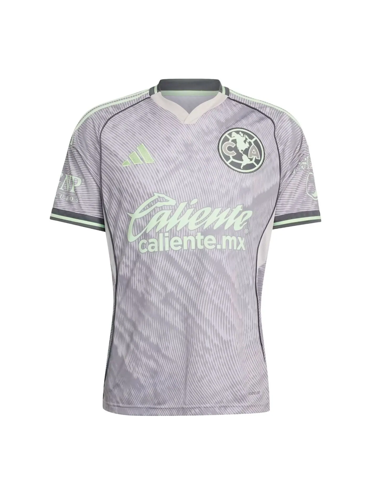 Футболка Adidas Club America 25/26 Third Slim Fit 'Grey Two' — изображение 1 из 2, серый