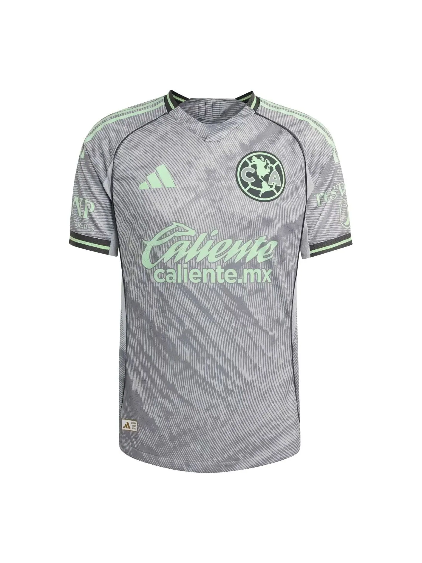 Футболка Adidas Club America 25/26, третья, аутентичная — изображение 1 из 2, серый