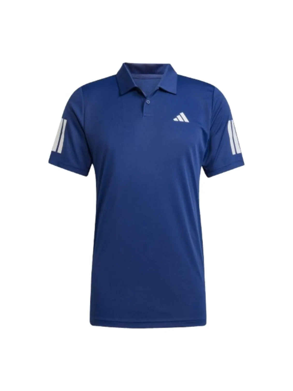 Футболка-поло Adidas Club Tennis с тремя полосками, сине-белая, модель — изображение 1 из 2, синий/белый