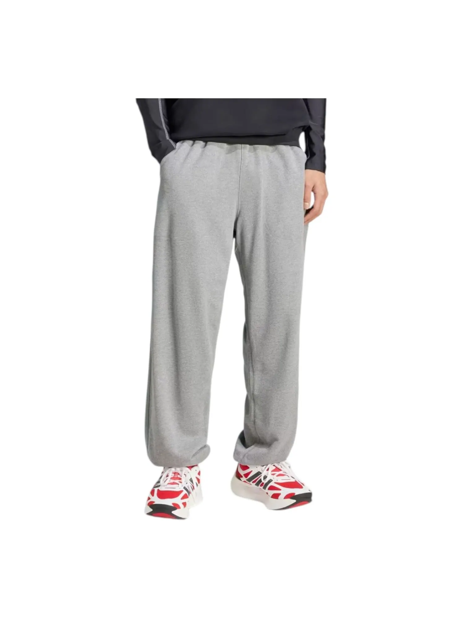 Брюки adidas EQT Reflective Sweatpants 'Medium Grey Heather' — изображение 1 из 3, серый