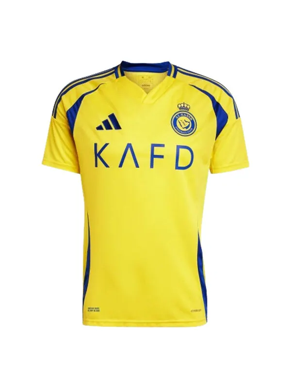 Футболка al nassr fc 24 25 ronaldo домашняя футболка Adidas — изображение 1 из 4, желтый/синий