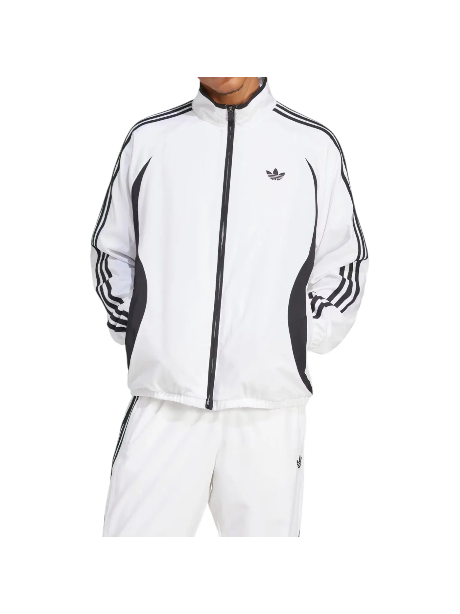 Спортивная футболка Adidas Adicolor Teamgeist 'White Black' — изображение 2 из 3, белый/черный