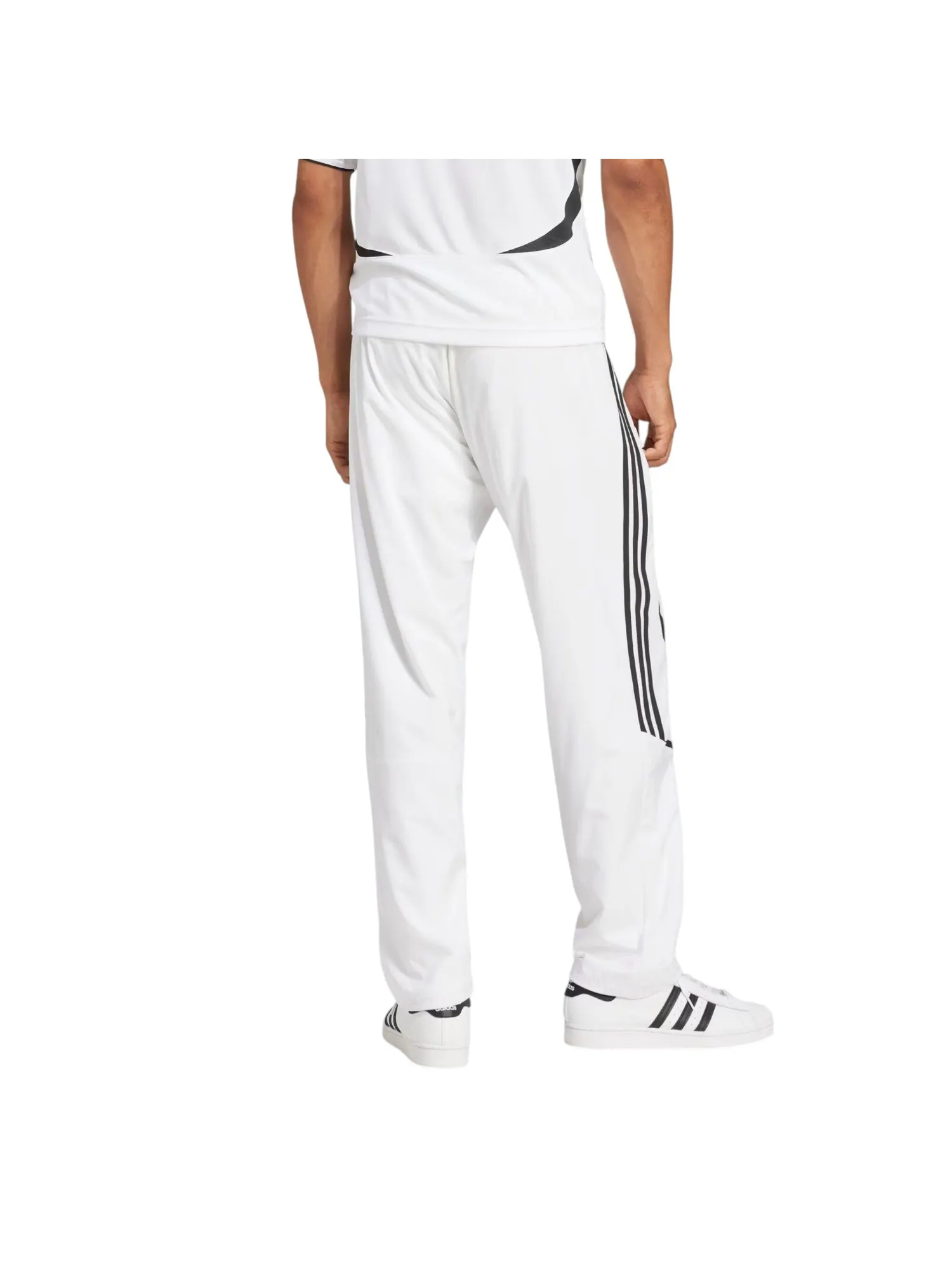 Спортивные штаны Adidas Adicolor Teamgeist Track Tracksuit Bottoms 'White Black' — изображение 3 из 3, белый/черный