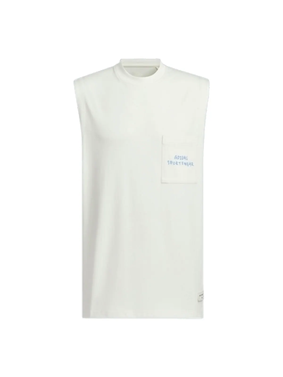 Спортивный топ adidas Graphic Tank Top 'White Blue' JP2642 — изображение 1 из 3, белый синий