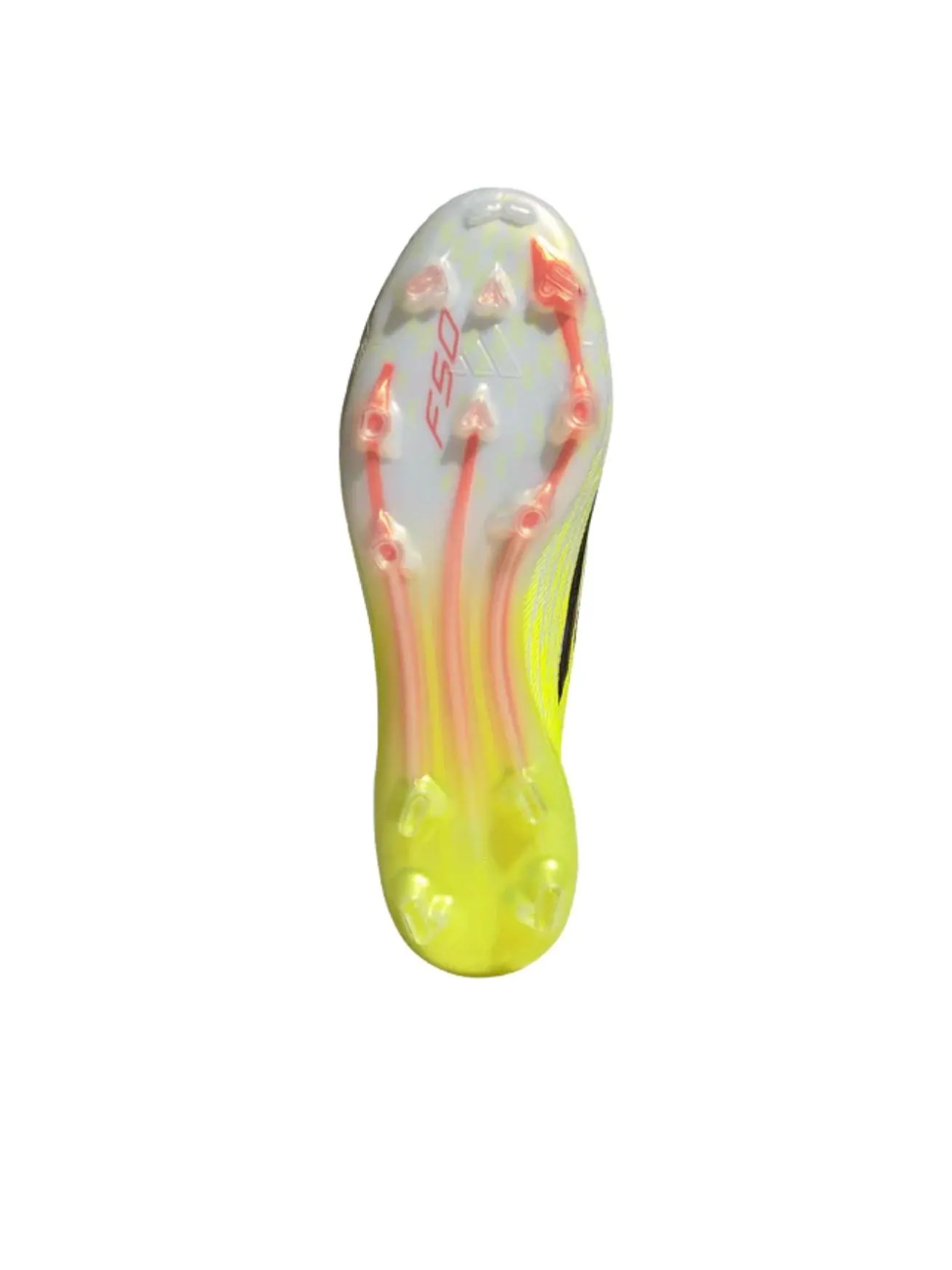 Футбольные бутсы Adidas F50 Elite Laceless FG 'Team Solar Yellow' — изображение 3 из 4, желтый/черный/красный