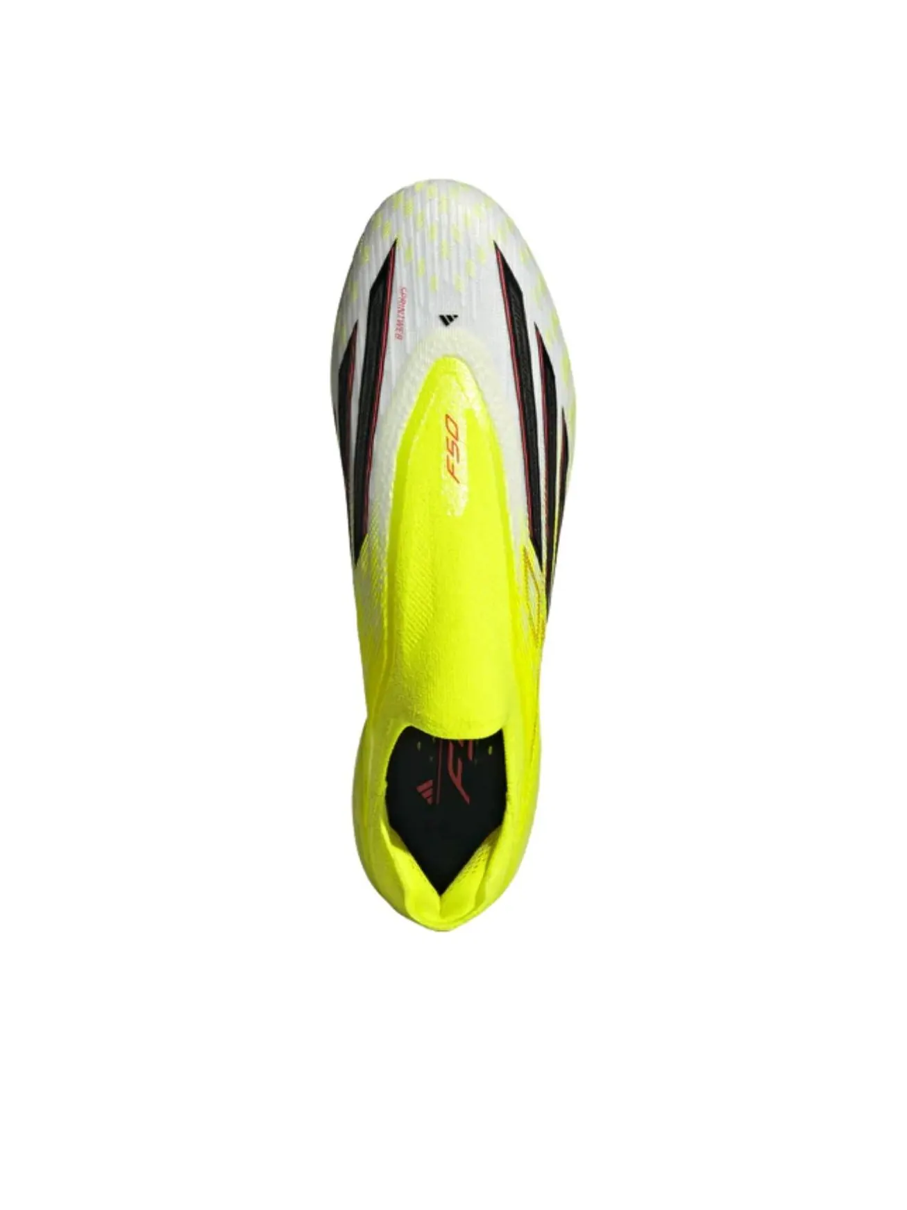 Футбольные бутсы Adidas F50 Elite Laceless FG 'Team Solar Yellow' — изображение 4 из 4, желтый/черный/красный