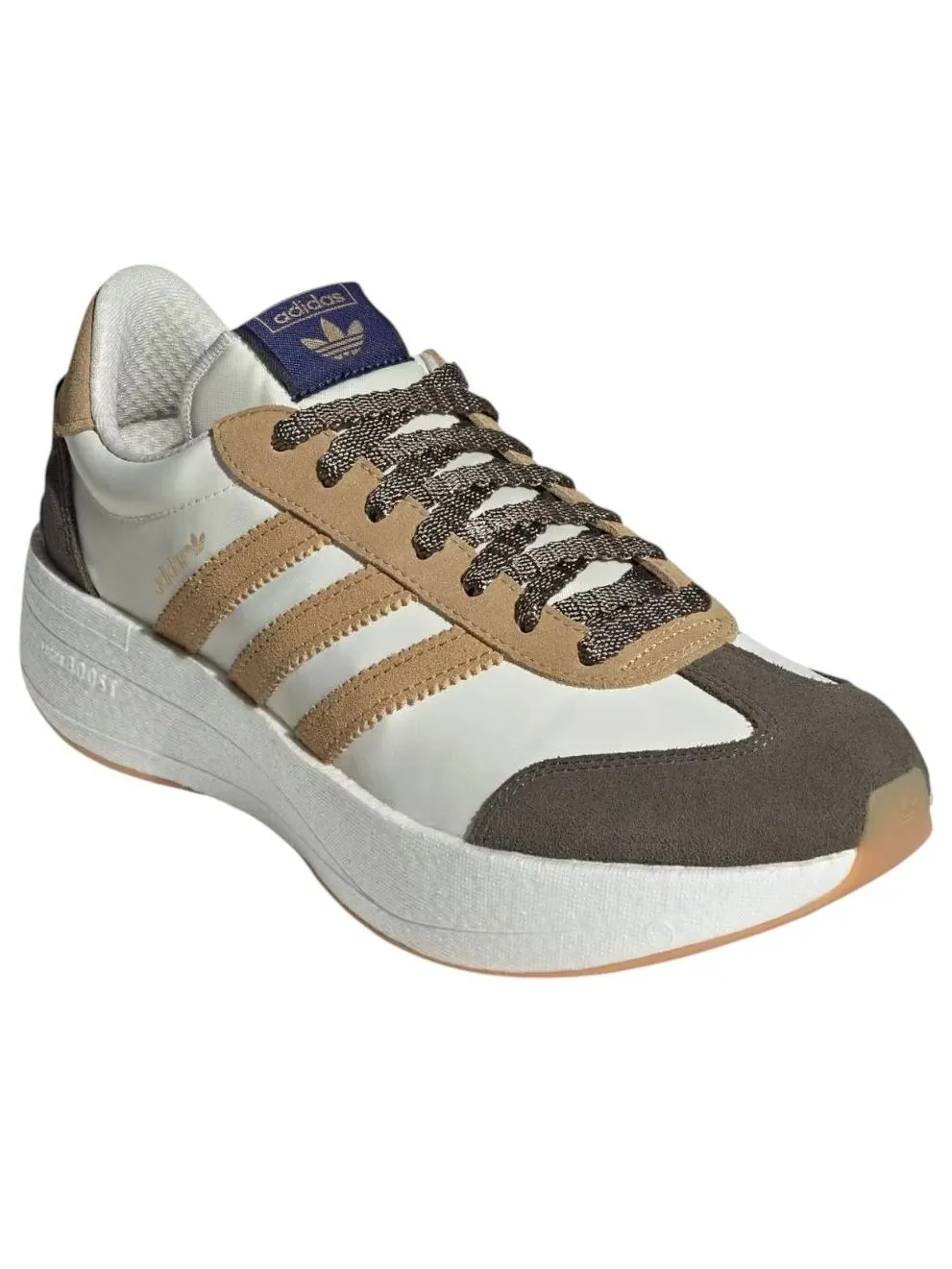 Бюстгальтер (WMNS) adidas City RNR 'Creamy White Branch' — изображение 5 из 6, коричневый