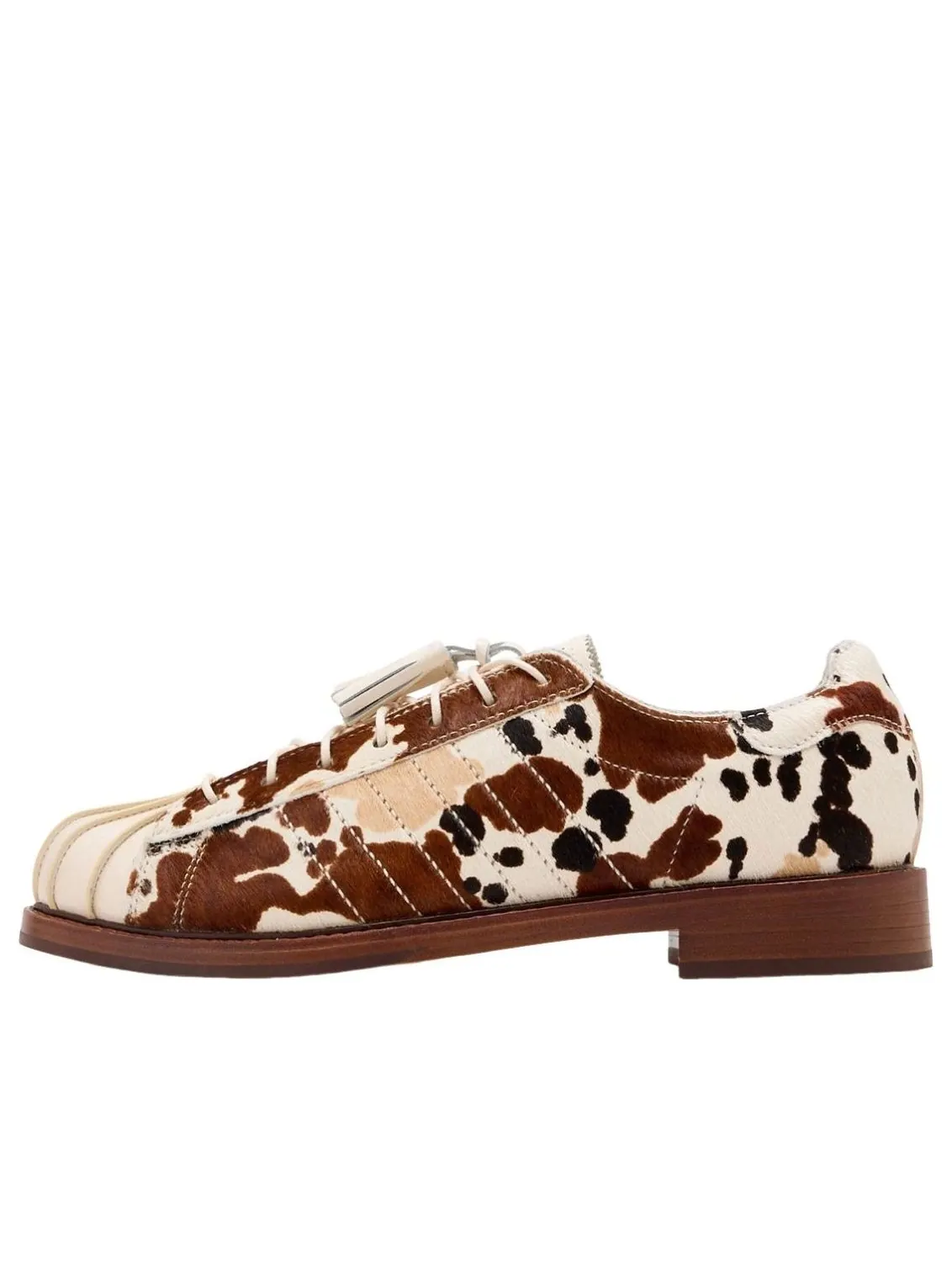 Платье Adidas x CLOT Superstar 'Cow Print' — изображение 1 из 4, коричневый/черный
