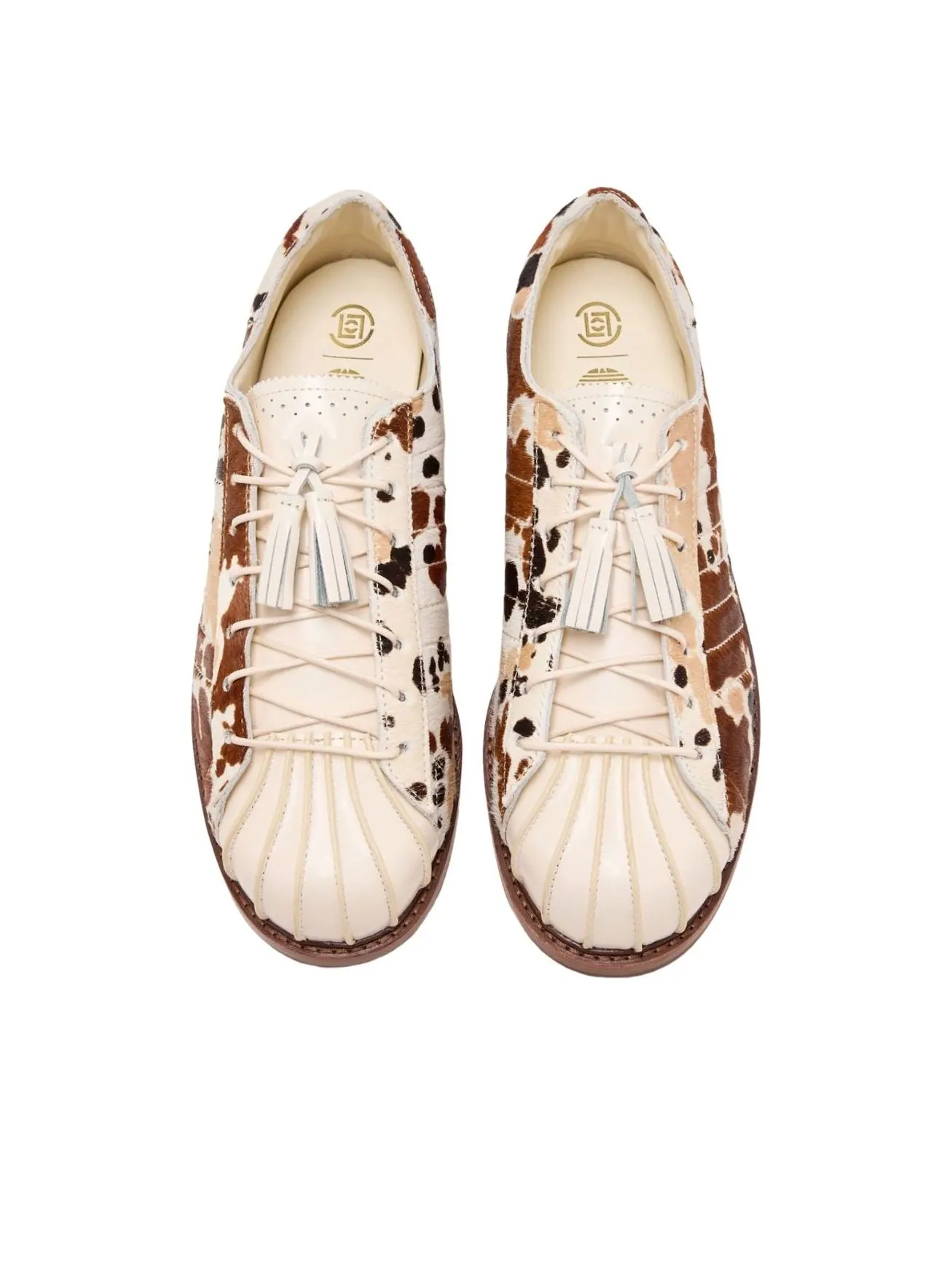 Платье Adidas x CLOT Superstar 'Cow Print' — изображение 3 из 4, коричневый/черный