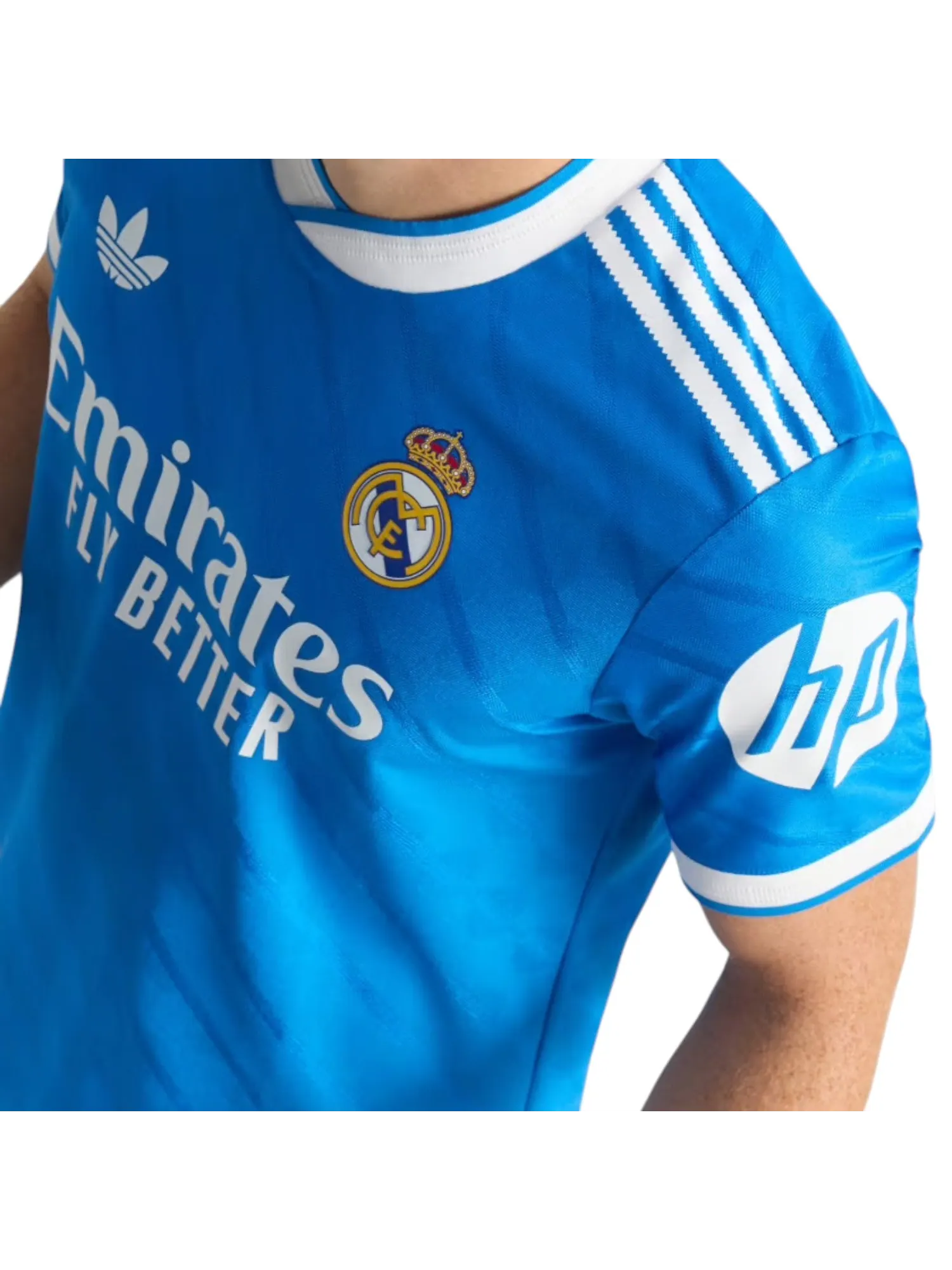 Джерси adidas Real Madrid 25/26 Third Authentic Jersey 'Blue Bird' — изображение 3 из 5, синий