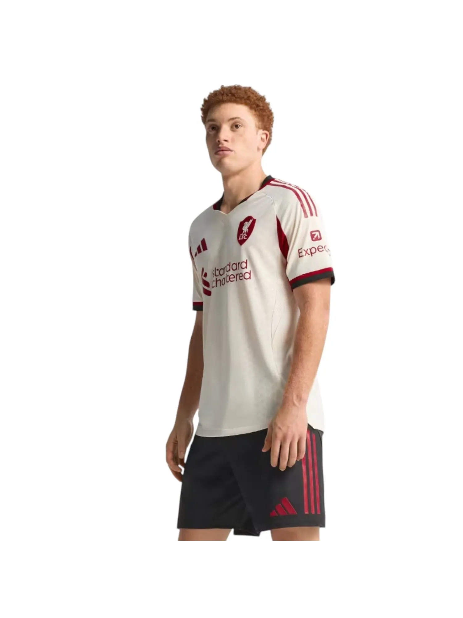 Оригинальная выездная футболка Adidas "Ливерпуль" сезона 25/26 — изображение 3 из 7, белый