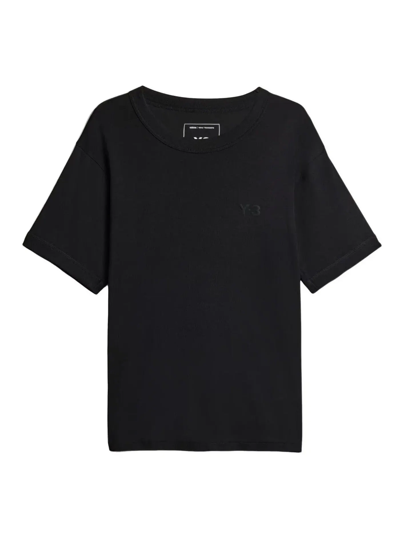 Мужская футболка с принтом Adidas x Y-3 Slim T-Shirt — изображение 1 из 4, черный