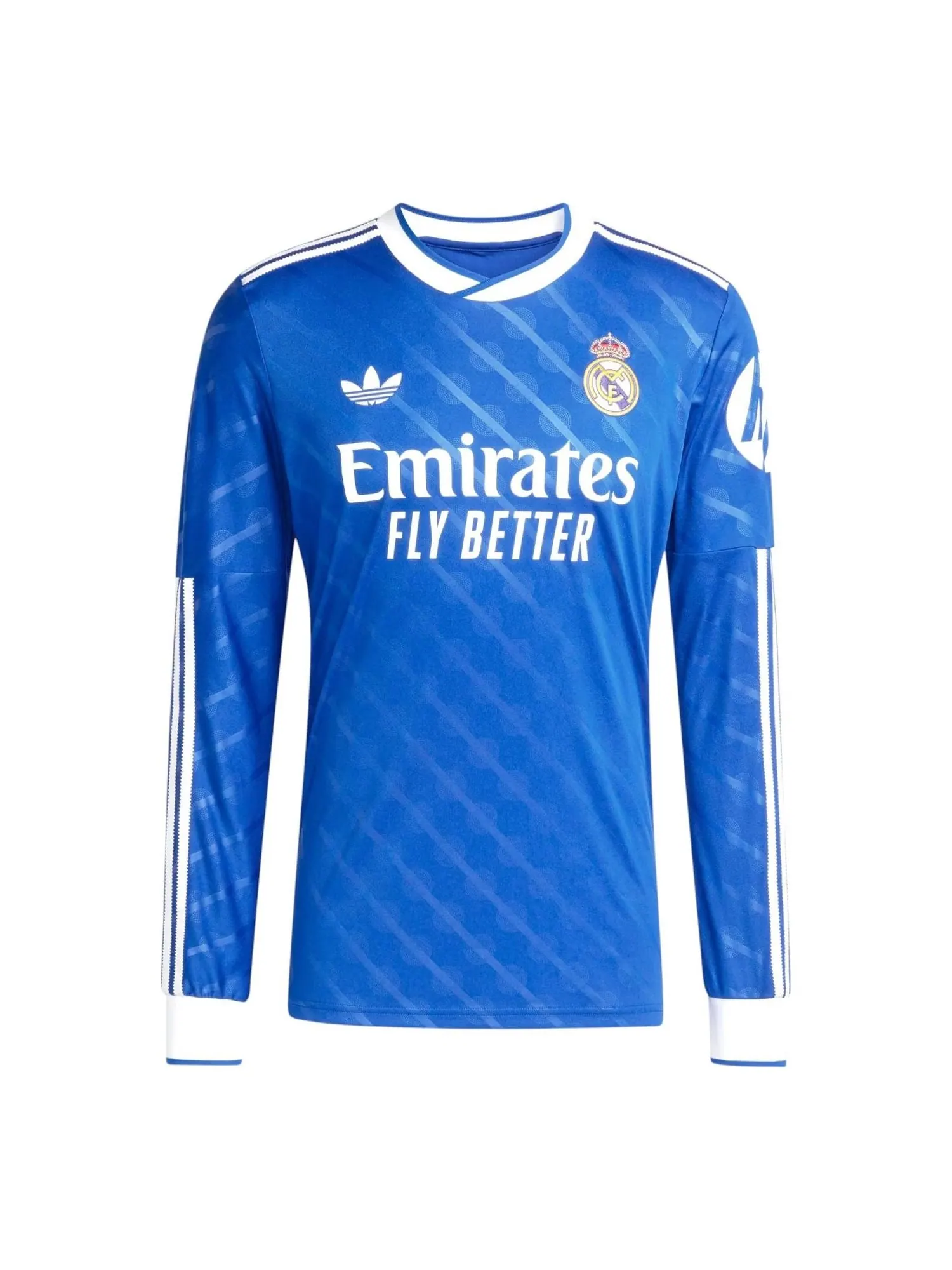 Джерси adidas Real Madrid 2025/2026 Long Sleeve Third Jersey 'Blue Bird' — изображение 1 из 5, синий