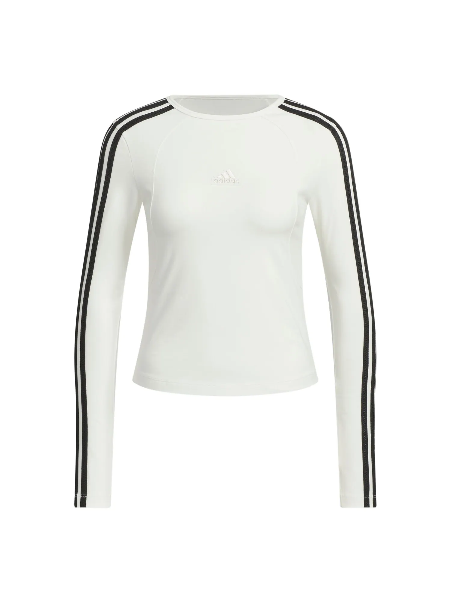 Лонгслив Adidas 3-Stripes — изображение 1 из 6, белый