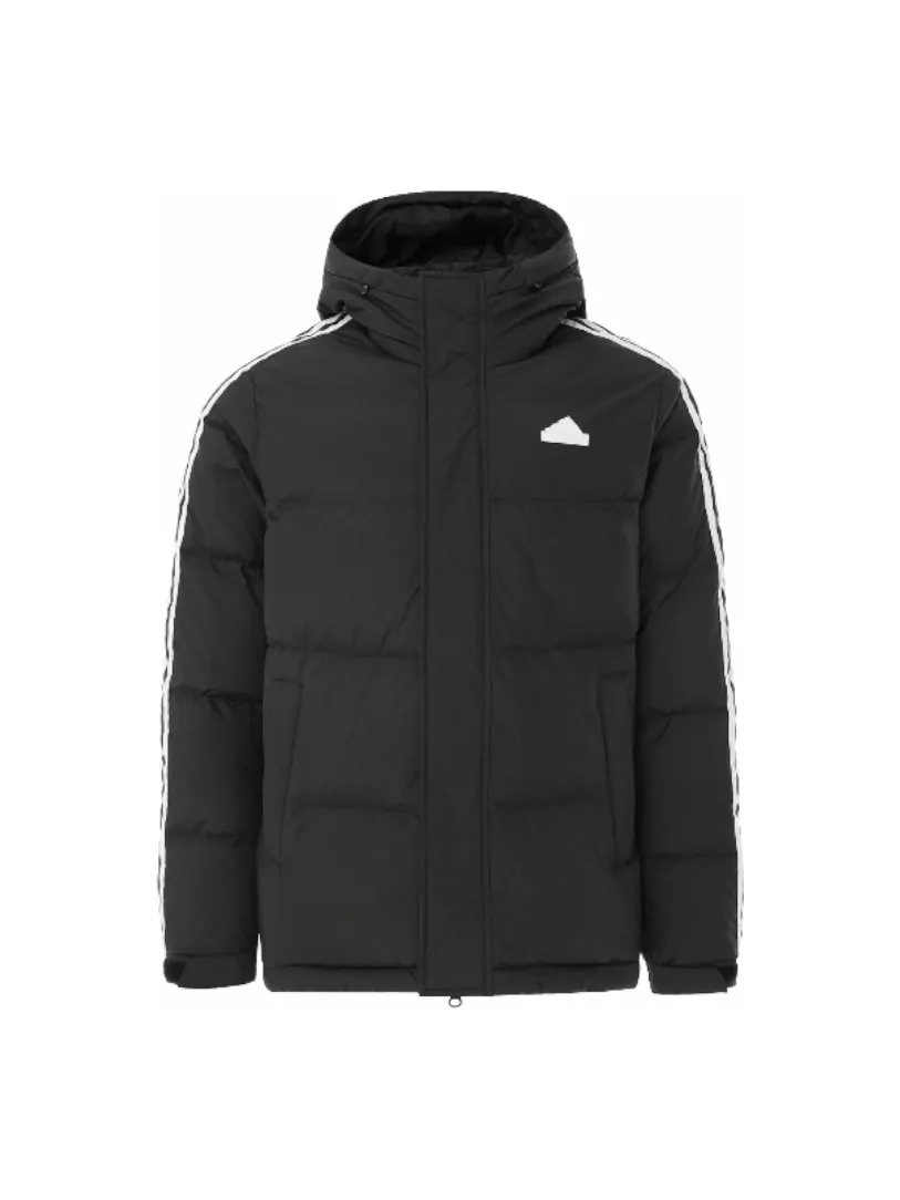 Пуховая куртка Adidas, черная, модель — изображение 1 из 2, черный