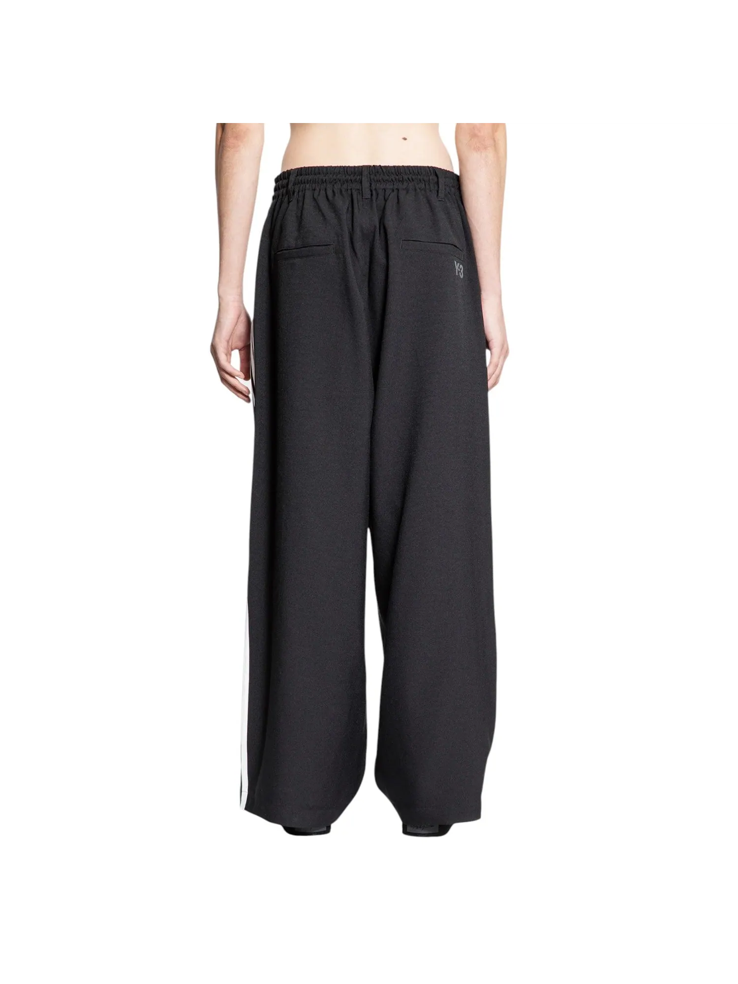 Брюки adidas Y-3 Sport Unifoam Pants 3-Stripes 'Black' — изображение 2 из 2, черный