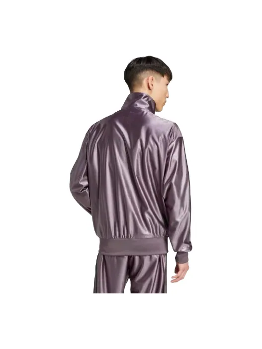 Спортивная куртка Adidas Firebird Metallic 'Grey Strata' — изображение 2 из 2, серый