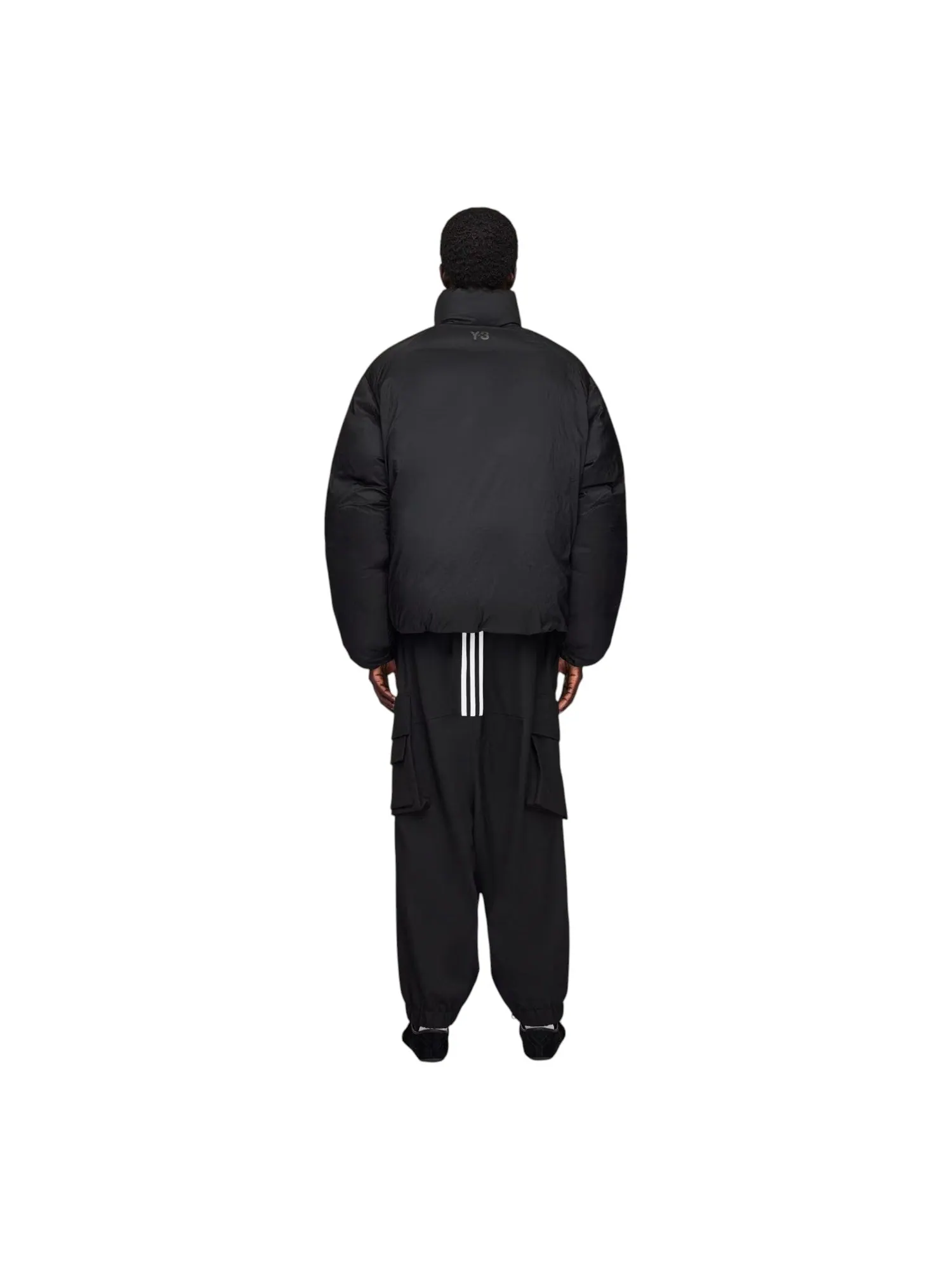 Куртка adidas Y-3 Puffer Jacket 'Black' — изображение 4 из 4, черный