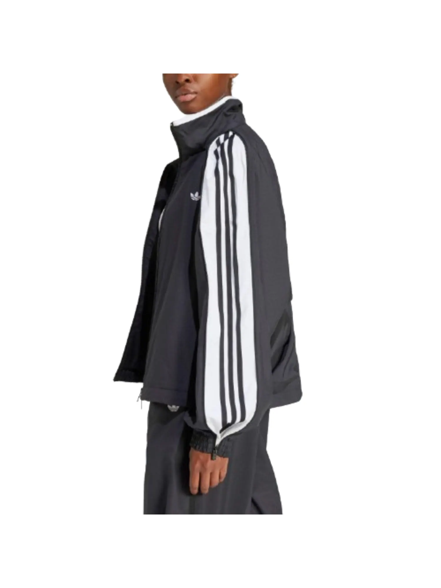 (WMNS) Adidas Adilenium Season 3 Zip Track Top 'Black White' — изображение 3 из 3, черный/белый