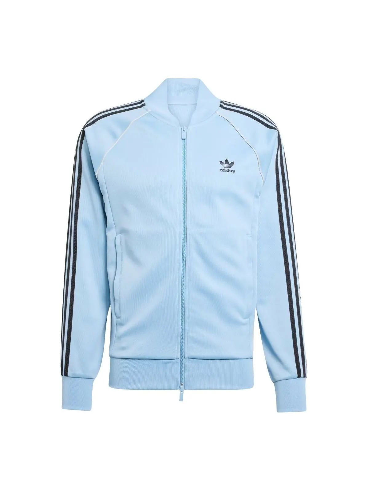 Спортивная куртка Adidas Adicolor Classics Superstar 'Ash Blue White' — изображение 1 из 3, синий/белый
