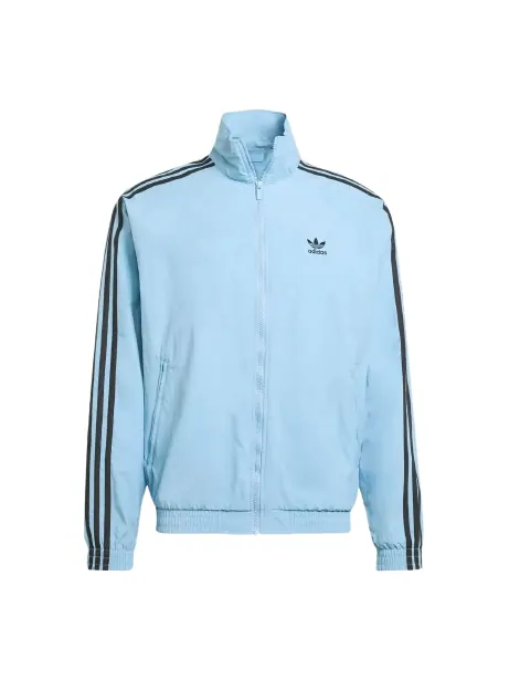 Спортивная куртка Adidas Woven Firebird Track Top 'Ash Blue Black' — изображение 1 из 2, синий/черный