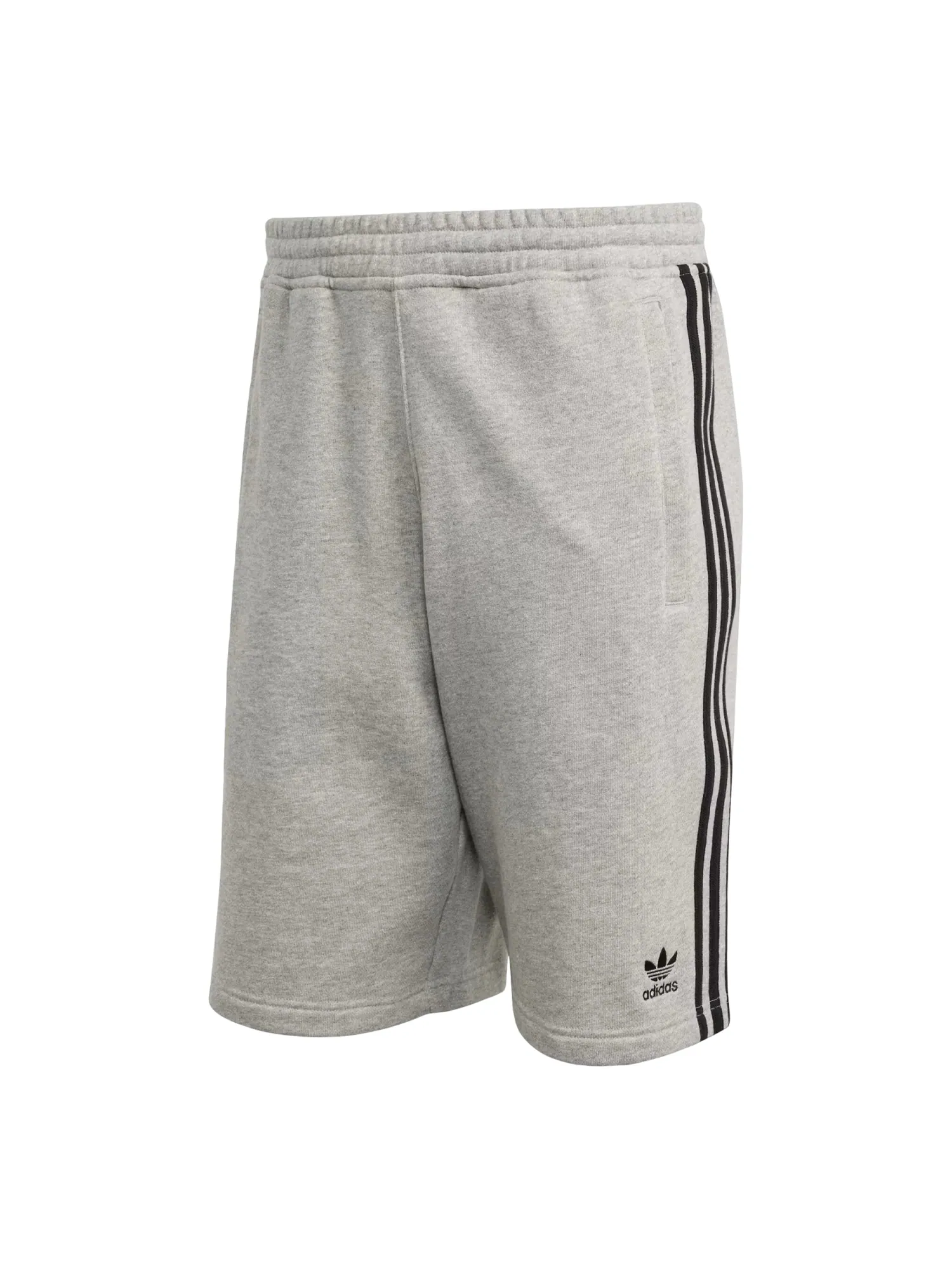 Шорты Adidas Adicolor 3-Stripes, азиатский размер — изображение 1 из 3, серый/черный