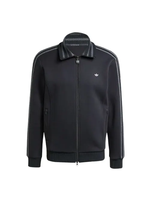 Спортивная футболка Adidas Premium Track Top 'Black' — изображение 1 из 1, черный