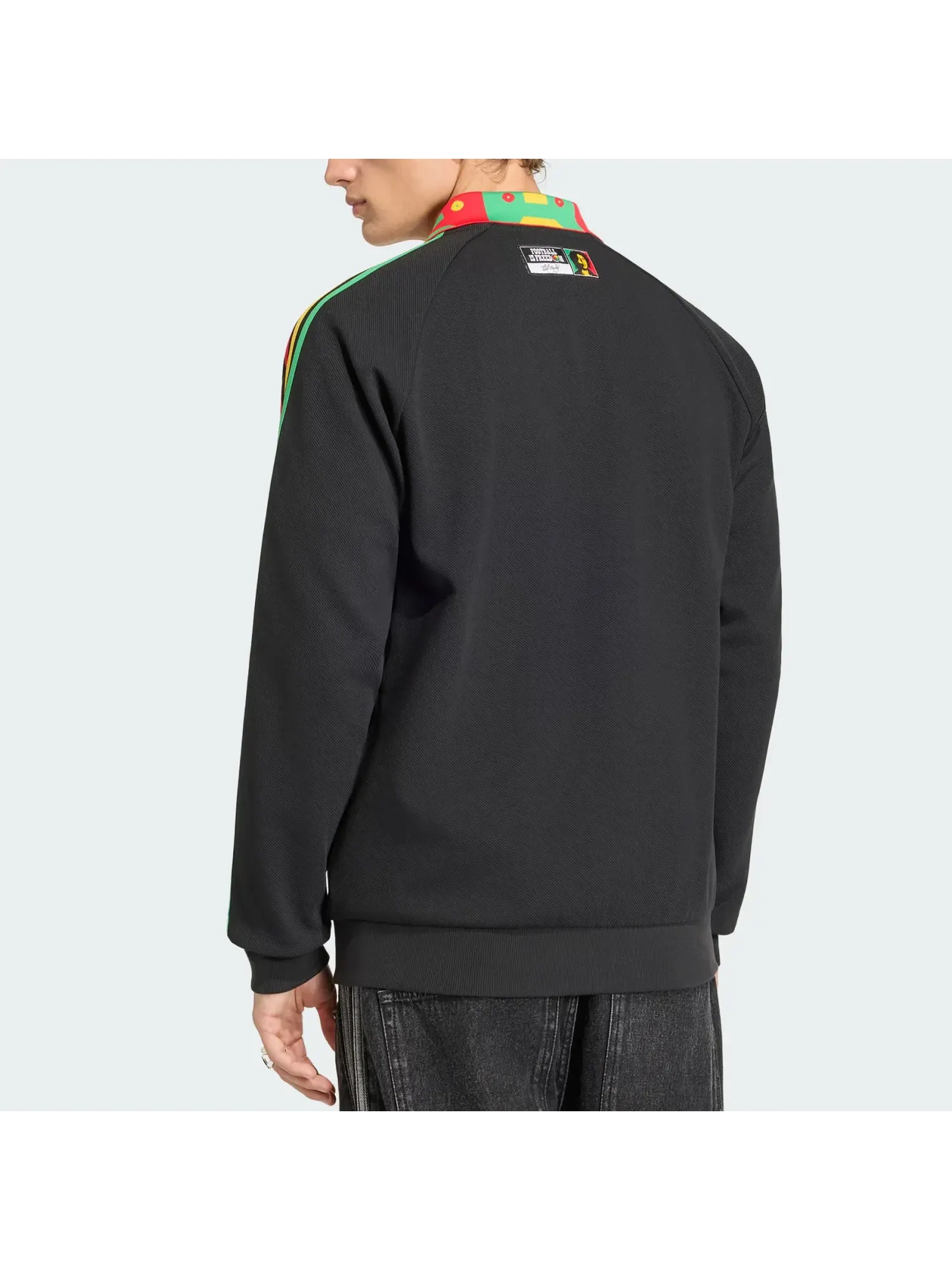 Куртка Adidas Originals Jamaica x Bob Marley 26 Away Anthem — изображение 3 из 8, черный