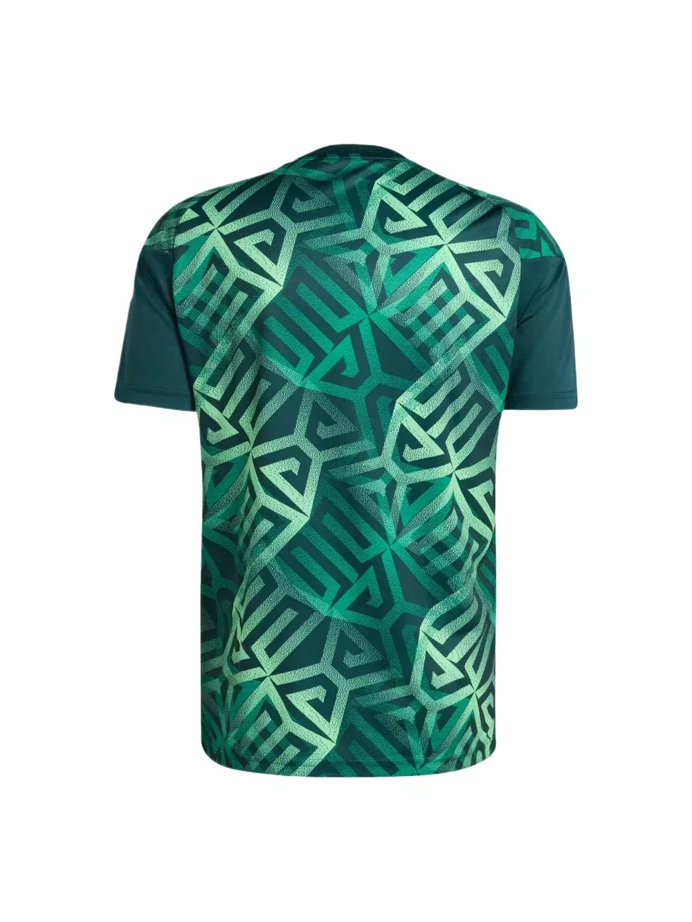 Мужская футболка Adidas Mexico 26 Home Pre Match Jersey Aurora Ivy — изображение 2 из 2, зеленый