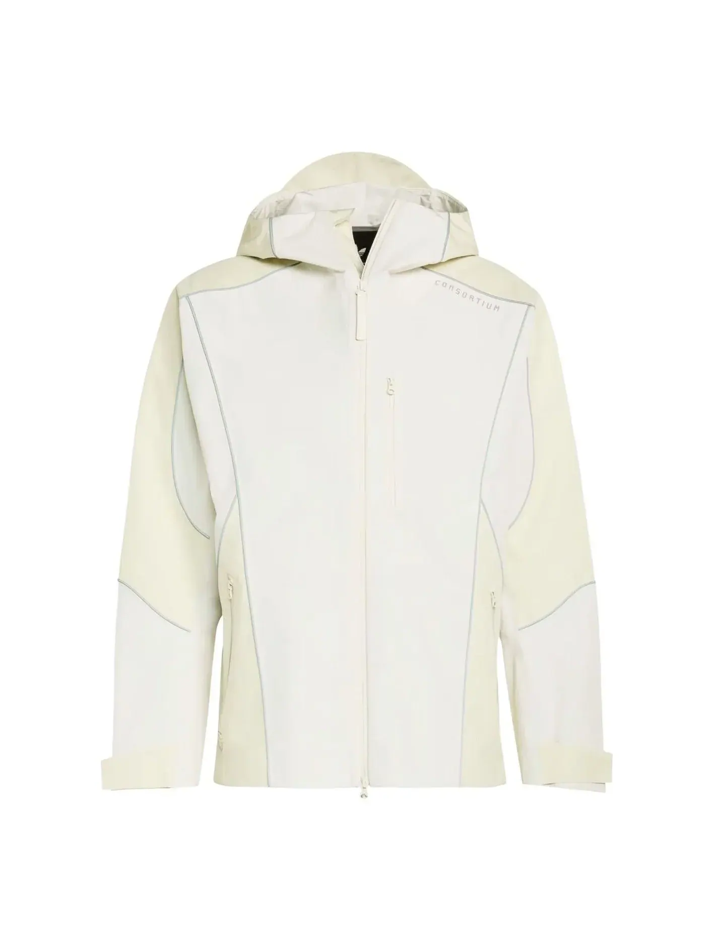 Куртка Adidas Consortium Shell Jacket 'Chalk White' — изображение 1 из 3, белый