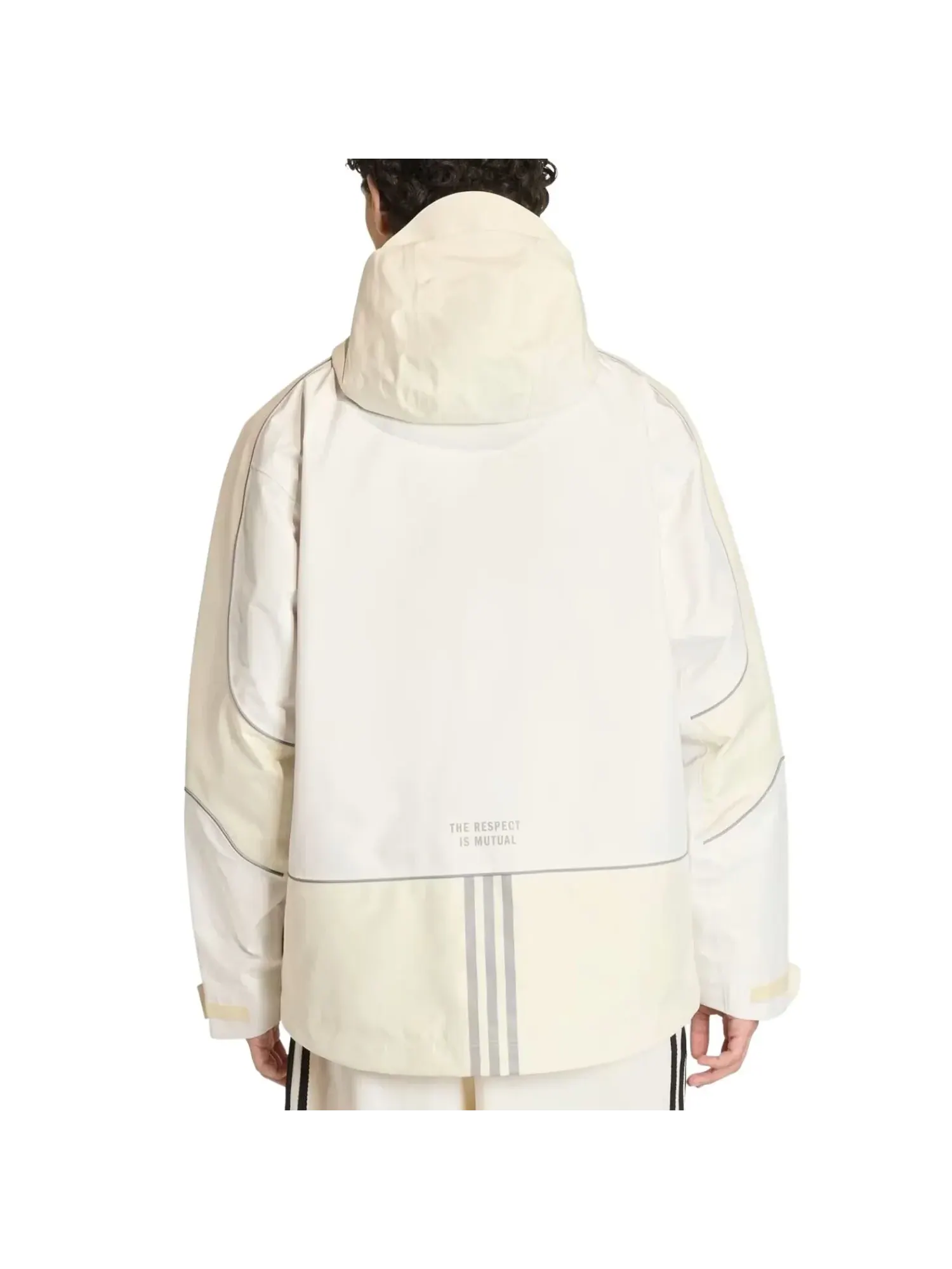 Куртка Adidas Consortium Shell Jacket 'Chalk White' — изображение 3 из 3, белый