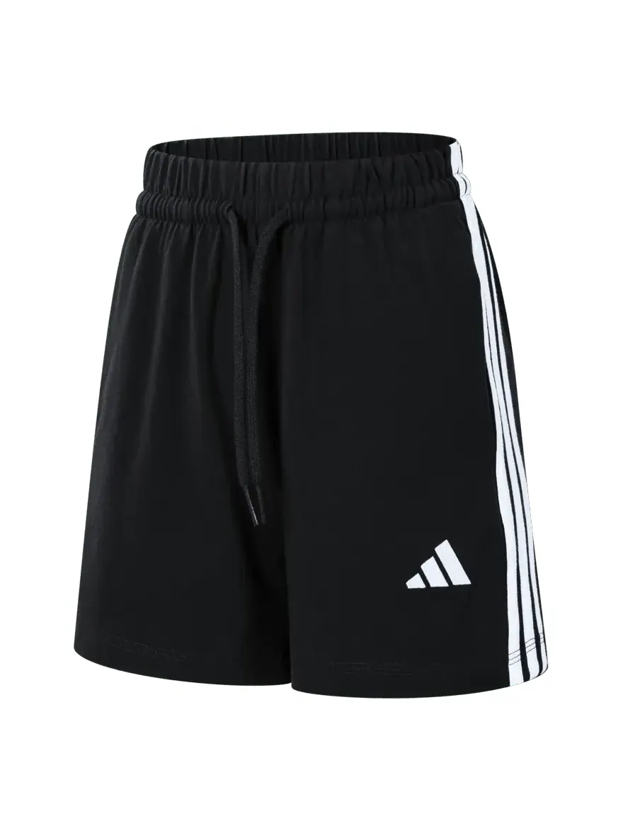 Спортивные шорты (WMNS) adidas 3 Tripes Shorts 'Black White' — изображение 1 из 2, черный