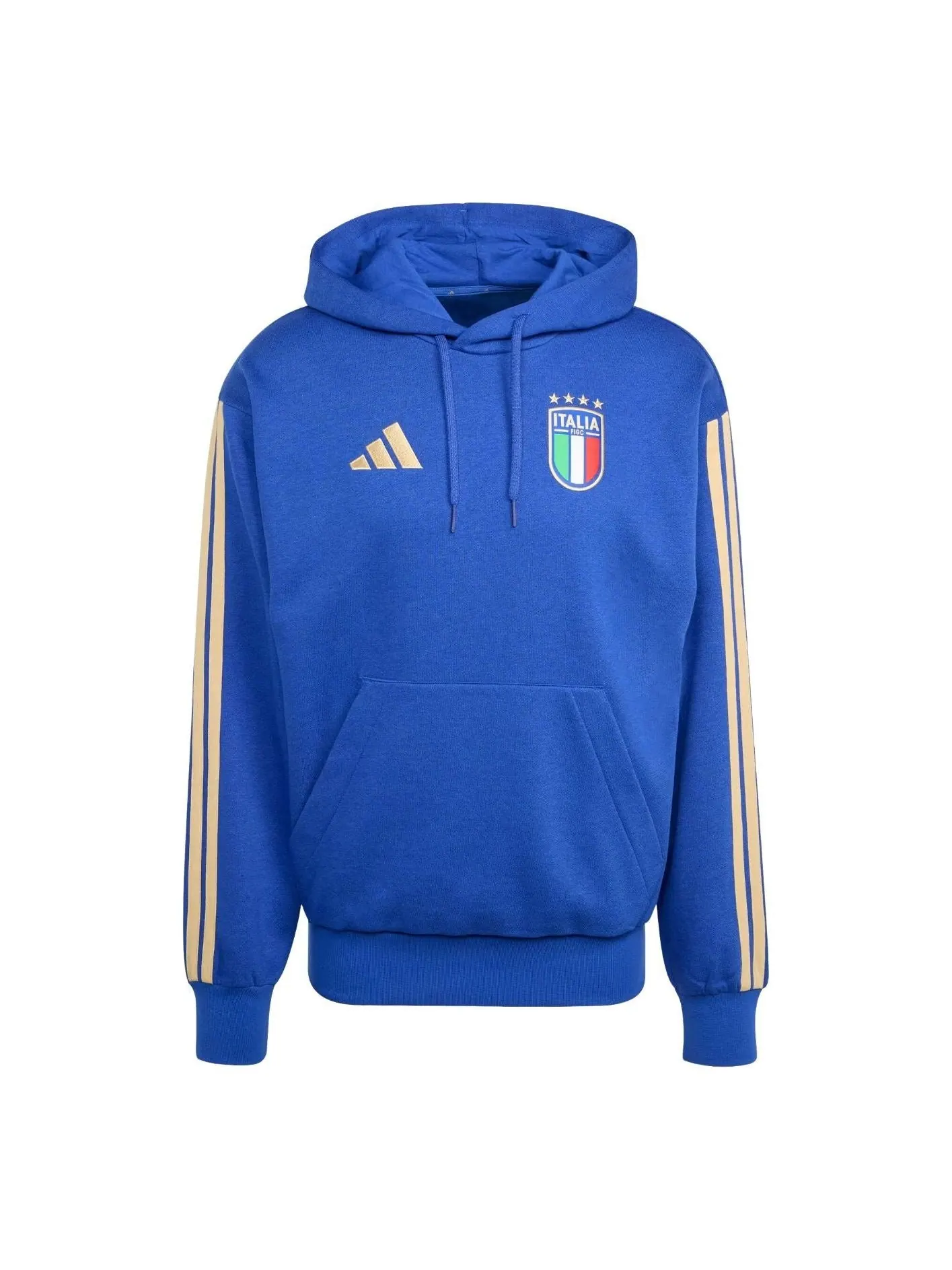 Толстовка Adidas Italy DNA Fleece Hoodie 'Bold Blue' — изображение 1 из 3, синий