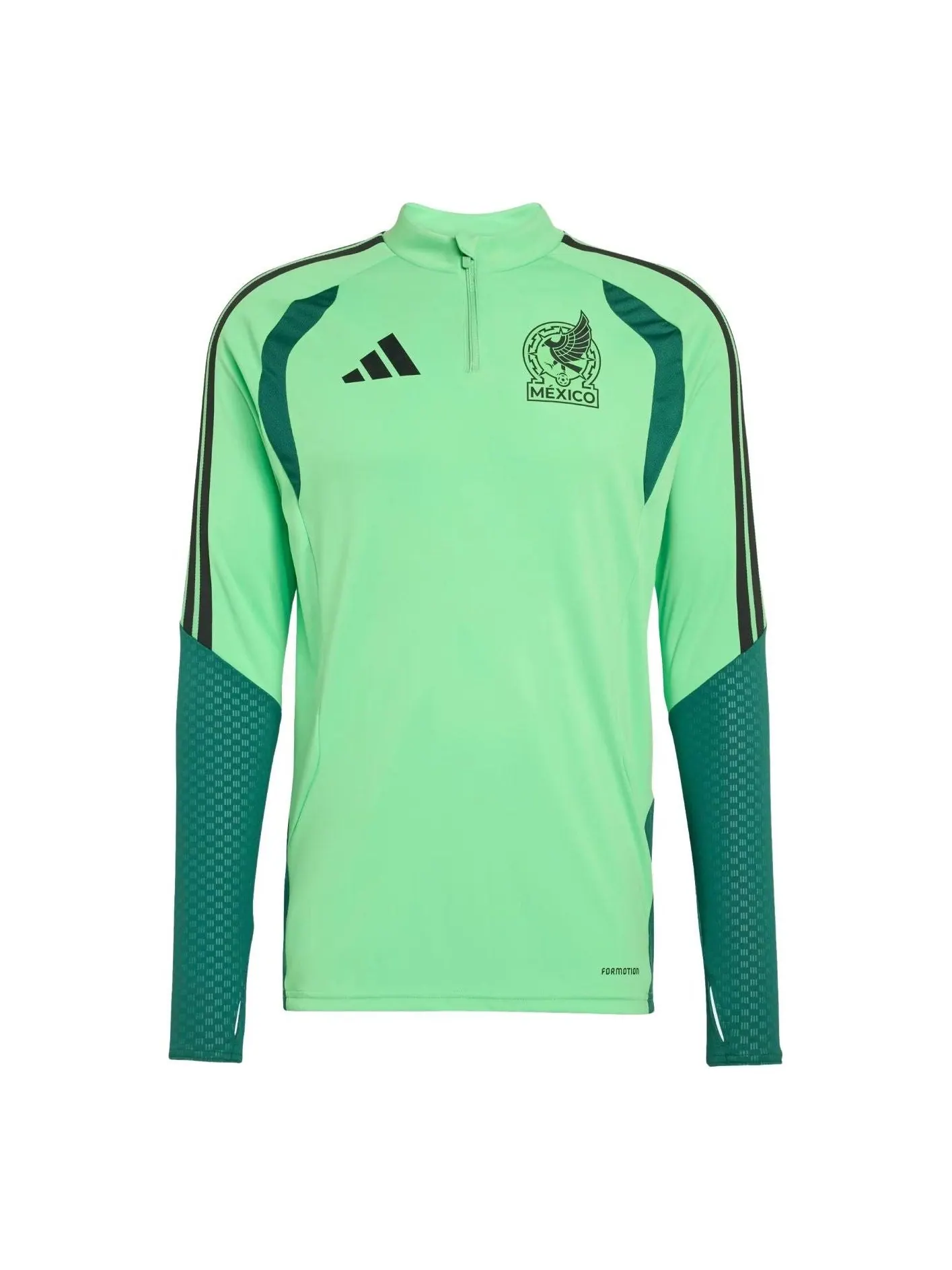 Тренировочная футболка Adidas Mexico 26 Tiro Training Top 'Semi Flash Green' — изображение 1 из 3, зеленый