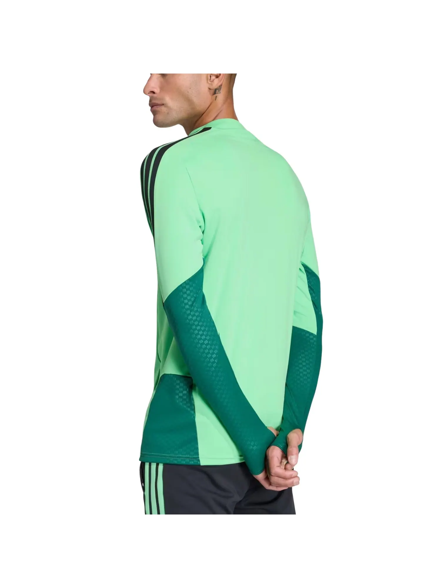 Тренировочная футболка Adidas Mexico 26 Tiro Training Top 'Semi Flash Green' — изображение 3 из 3, зеленый