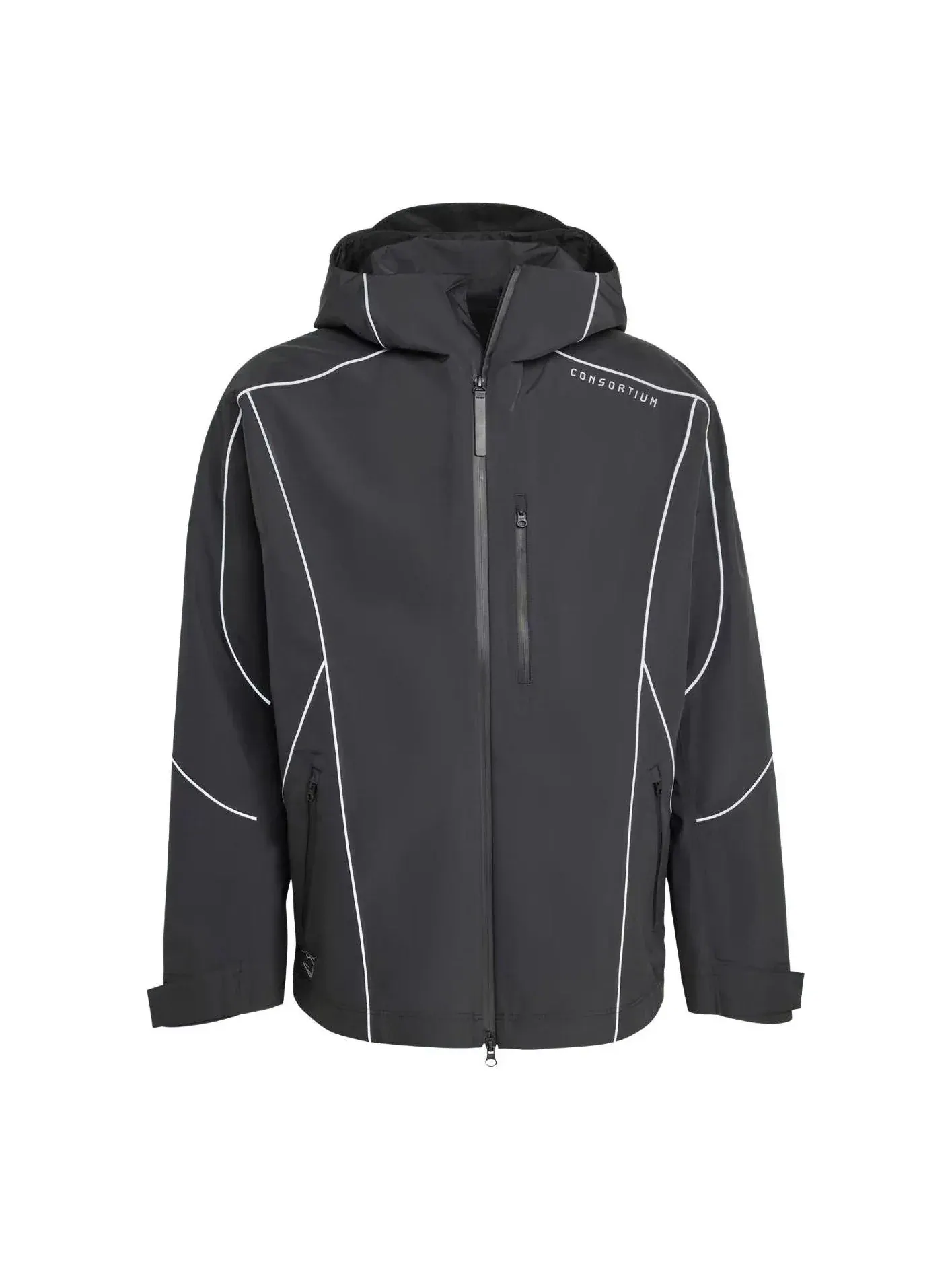 Куртка Adidas Consortium Shell Jacket 'Black' — изображение 1 из 3, черный